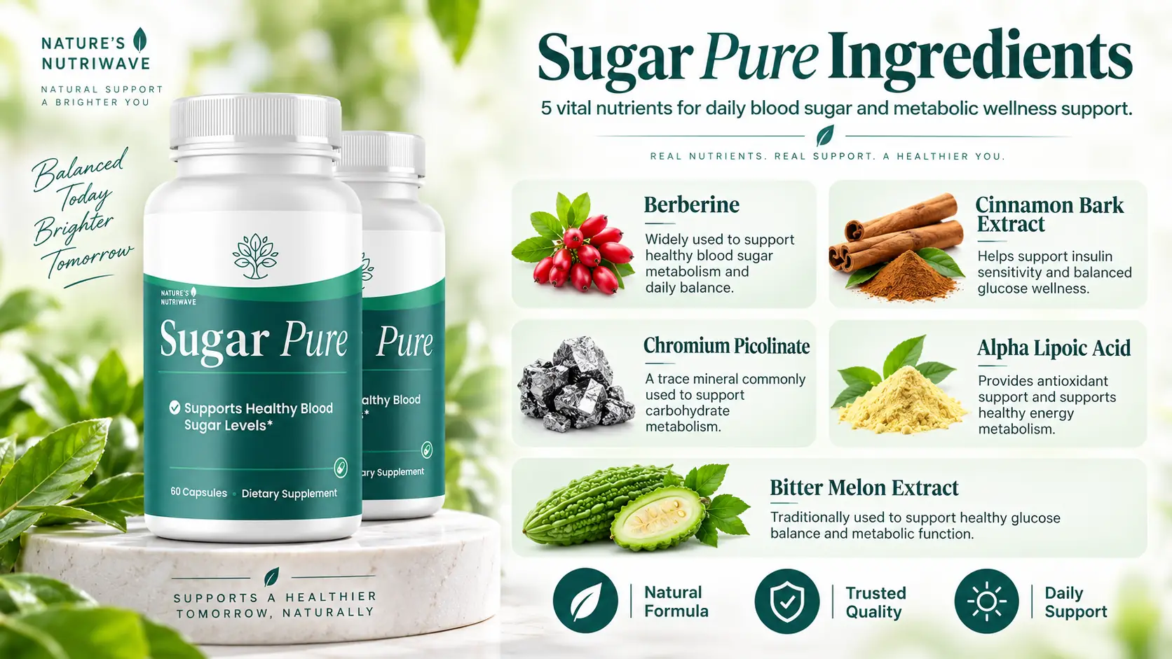 SugarPure ingredients overview